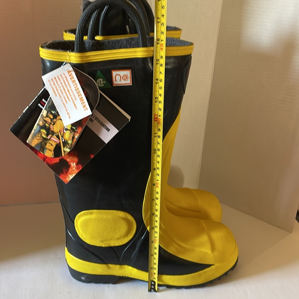 Steel Toe Work Boot Acton Fire Pro Insulated Rubber Lined Mens 8 Firefighter